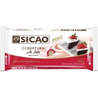 Cobertura de Chocolate em Barra Sicao Mais ao Leite 1,01Kg - Cod. 20842059608