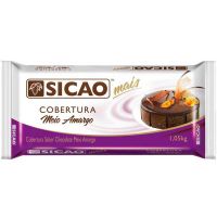Cobertura Chocolate Meio Amargo Sicao 1,05kg - Cod. 20842033844