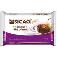 Cobertura Chocolate Meio Amargo Sicao 2,1kg - Cod. 20842033738
