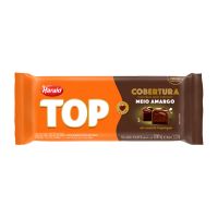 Cobertura de Chocolate em Barra Harald Top Meio Amargo 1,05kg - Cod. 7897077820654
