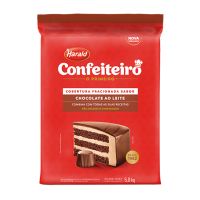 Cobertura de Chocolate em Barra Harald Confeiteiro Fracionada ao Leite 5kg - Cod. 7897077803756