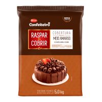 Cobertura de Chocolate em Barra Harald Raspar e Cobrir Meio Amargo 5kg - Cod. 7897077800571