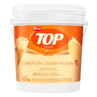 Cobertura Líquida de Chocolate Harald Top Branco Balde 4kg - Cod. 7897077800748