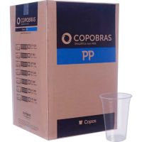 Copo Descartável PP Transparente PPT-550 Copobras 500ml com 50 Unidades - Cod. 7896030815515