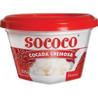 Doce de Coco Branco Sococo 335g | Caixa com 12 Unidades - Cod. 7896004401386C12