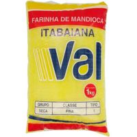 Farinha de Mandioca Amarela Itabaiana 1kg | Caixa com 30 Unidades - Cod. 7898914346023C30