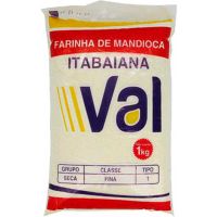 Farinha de Mandioca Branca Itabaiana 1kg | Caixa com 30 Unidades - Cod. 7898914346016C30