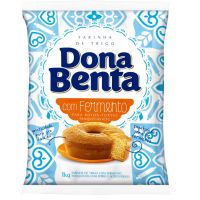 Farinha de Trigo Dona Benta com Fermento 1kg | Caixa com 10 Unidades - Cod. 7896005232705C10
