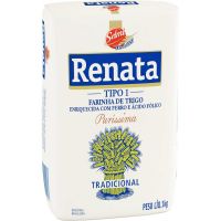 Farinha de Trigo sem Fermento Renata 1kg | Caixa com 10 Unidades - Cod. 7896022200961C10