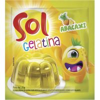 Gelatina Abacaxi Sol 25g - Cod. 7896005217818