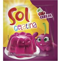 Gelatina Cereja Sol 25g - Cod. 7896005217849