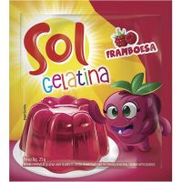 Gelatina Framboesa Sol 25g - Cod. 7896005217863