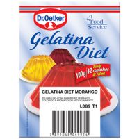 Gelatina Oetker Diet Morango 100g - Cod. 7891048049990