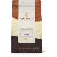 Granulado Chocolate Branco CHK-W Callebaut 1kg - Cod. 5410522201994