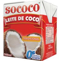 Leite de Coco Sococo 200ml | Caixa com 24 Unidades - Cod. 17896004400379C24