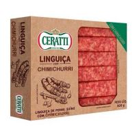 Linguiça Pernil com Chimichurri Ceratti 500g | Caixa com 10 Unidades - Cod. 7898290436561C10