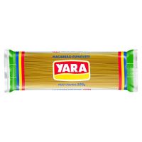 Macarrão Comum Espaguete Yara 500g | Caixa com 20 Unidades - Cod. 7896417202037C20