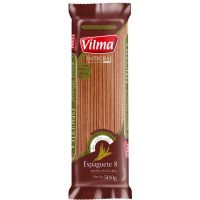 Macarrão Integral Espaguete Vilma 500g | Caixa com 30 Unidades - Cod. 7896417202594C30