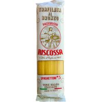 Macarrão Spaghettoni Trafilata Al Bronzo Riscossa 500g | Caixa com 20 Unidades - Cod. 8011780000786C20