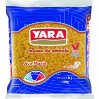 Macarrão Sêmola Ave Maria Yara 500g | Caixa com 20 Unidades - Cod. 7896417203744C20
