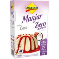 Manjar De Coco Zero Açúcar Lowçucar 220g | Caixa com 10 Unidades - Cod. 7896292008151C10