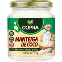 Manteiga de Coco Tradicional Copra 210g - Cod. 7898596080475