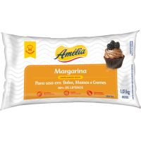 Margarina Amélia para Bolos, Massas e Cremes 1,01Kg - Cod. 7896096000283
