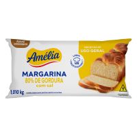 Margarina Amélia Uso Geral com Sal 1,01kg - Cod. 7896096000337