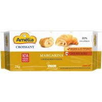 Margarina Croissant Amélia 2kg | Caixa com 6 Unidades - Cod. 7896096000382C6