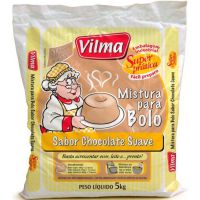 Mistura para Bolo Chocolate Suave Vilma 5kg - Cod. 7896417211381