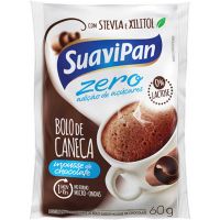 Mistura sem Açúcar Bolo Mousse de Chocolate Suavipan 60g com 24 Unidades - Cod. 7898115901496