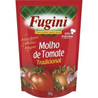 Molho de Tomate Fugini Sachê 2kg - Cod. 7897517206154