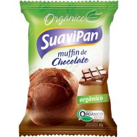 Muffin Orgânico Chocolate Suavipan 40g com 12 Unidades - Cod. 7898115901311