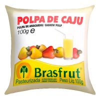 Polpa Caju Brasfrut 1,020kg | Caixa com 4 Unidades - Cod. 7896014400706C4