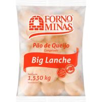 Pão de Queijo Big Lanche Forno de Minas 1,530kg - Cod. 7896074603796