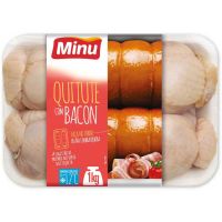 Quitute Congelado Frango c/ Bacon Minu 1kg - Cod. 7896000950215