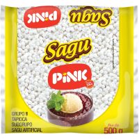 Sagu Pink 500g | Caixa com 6 Unidades - Cod. 7896229602414C6
