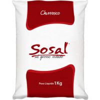Sal Grosso Sosal 1kg | Caixa com 10 Unidades - Cod. 7897167100048C10