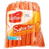 Salsicha Congelada Lebon 4kg - Cod. 7896589504984