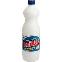 Água Sanitária Branca Brilux 1L | Caixa com 12 Unidades - Cod. 7896013100386C12