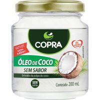 Óleo de Coco Sem Sabor Copra 200ml - Cod. 7898596080574