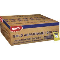 Adoçante Aspartame Gold Sachê 8g | Com 1000 unidades - Cod. 7896060038366