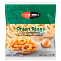 Anéis de Cebola Congelado Farm Frites Onion Rings Empanado 1,1kg - Cod. 8710679156824