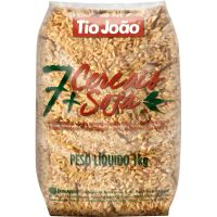 Arroz 7 Cereais + Soja Tio João 1kg | Caixa com 10 Unidades - Cod. 7893500044994C10