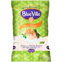 Arroz Aromático Thai Jasmin Blue Ville 1kg | Caixa com 10 Unidades - Cod. 7896011945347C10