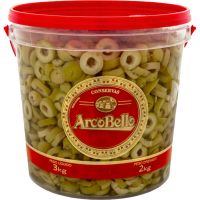 Azeitona Verde Fatiada Arcobello 2,0kg | Caixa com 1 Unidades - Cod. 7898246521129C1