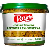 Azeitona Verde Fatiada Raiola 2kg - Cod. 7896237900632C4
