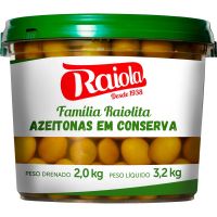 Azeitona Verde Gordal Raiolita 2kg - Cod. 7896237901974C4