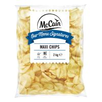 Batata Congelada McCain Maxi Chips 2kg | Caixa com 5 Unidades - Cod. 7104380918924C5