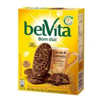 Biscoito Integral Belvita Cacau 75g | Caixa com 36 Unidades - Cod. 7622210661852C36